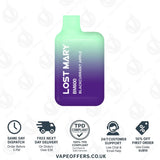 Lost Mary BM600 Prefilled Pod Vape Kit Blackcurrent Apple