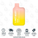 Load image into Gallery viewer, Lost Mary BM600 Prefilled Pod Vape Kit Cherry Peach Lemonade
