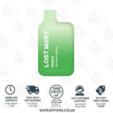 Lost Mary BM600 Prefilled Pod Vape Kit Double Apple