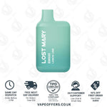 Load image into Gallery viewer, Lost Mary BM600 Prefilled Pod Vape Kit Lemon Lime
