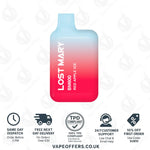 Load image into Gallery viewer, Lost Mary BM600 Prefilled Pod Vape Kit Red Apple Ice
