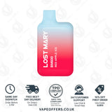 Lost Mary BM600 Prefilled Pod Vape Kit Red Apple Ice