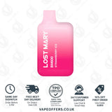 Lost Mary BM600 Prefilled Pod Vape Kit Strawberry Ice