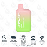 Lost Mary BM600 Prefilled Pod Vape Kit Strawberry Kiwi