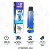 Lost Mary Nera Fullview Prefilled Pod - Blueberry Sour Raspberry