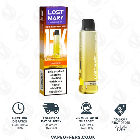 Lost Mary Nera Fullview Prefilled Pod - Triple Mango