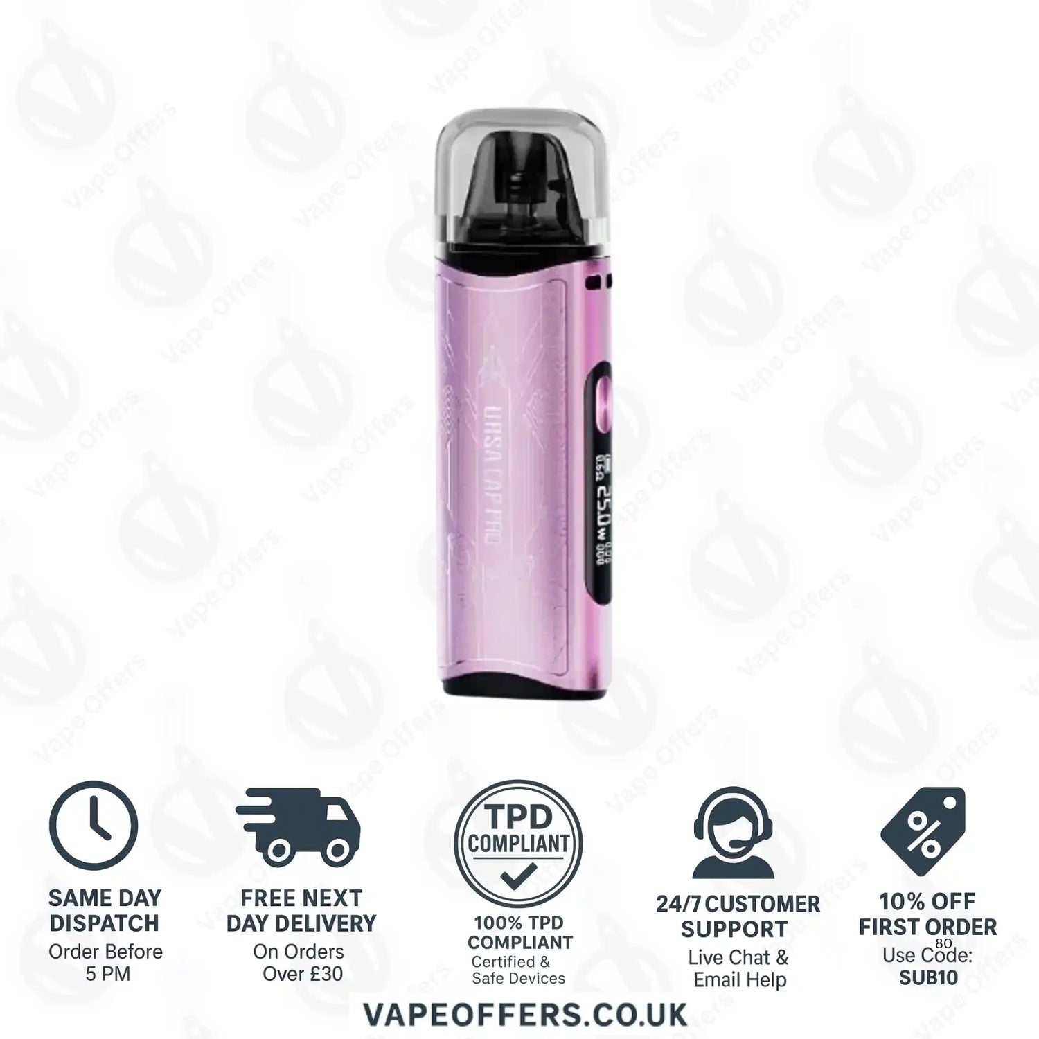 Lost Vape Ursa Cap Pro Pod Vape Kit Rose Glade 