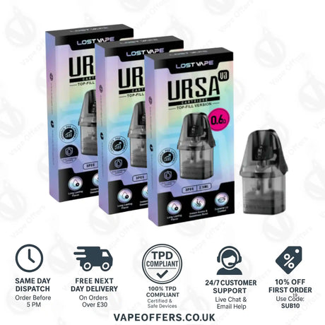 Lost Vape Ursa Replacement Pods 