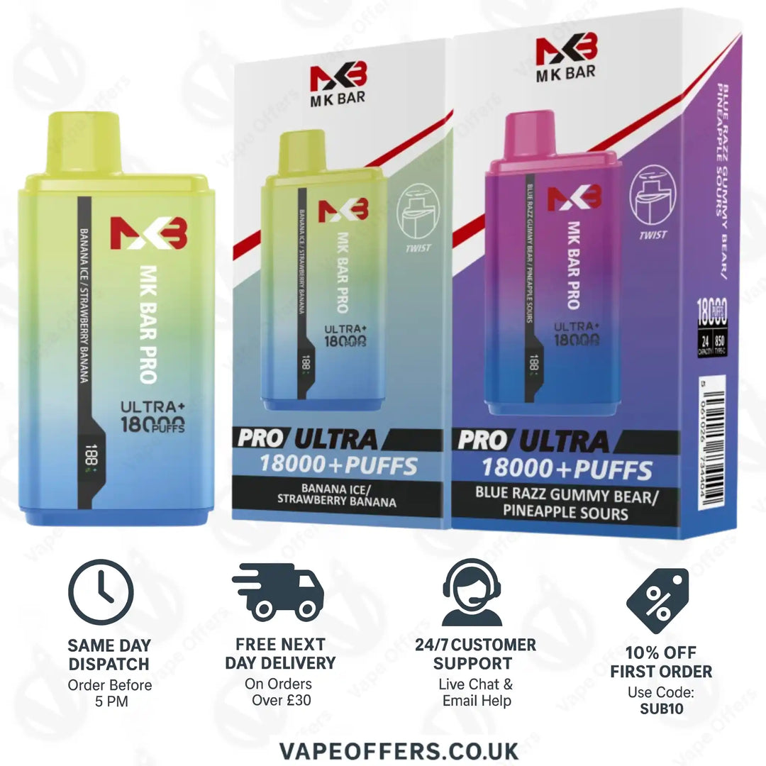 MK Bar Pro Ultra Plus 18000 Vape