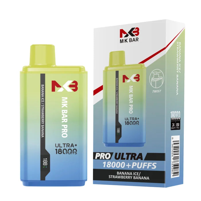MK Bar Pro Ultra + 18000 - Banana Ice - Strawberry Banana
