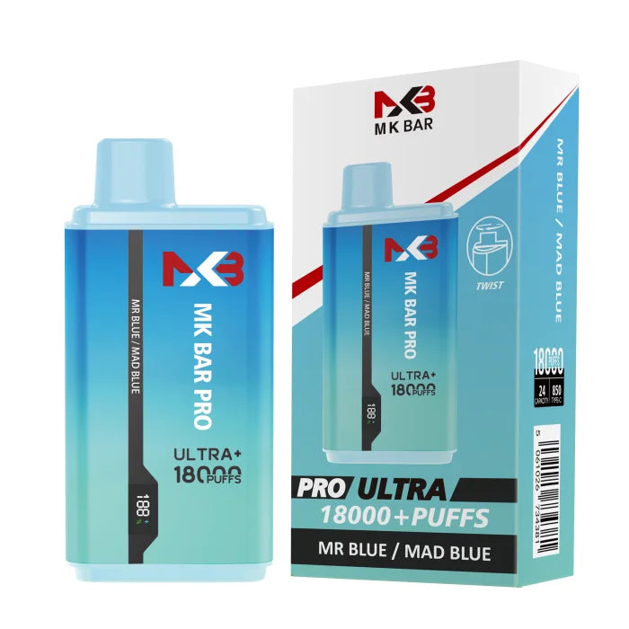MK Bar Pro Ultra + 18000 - Mr Blue - Mad Blue