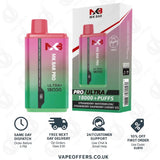 MK Bar Pro Ultra 18000 Strawberry Watermelon Strawberry Raspberry Cherry Ice