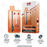 MK Bar Pro Ultra 18000 Triple Mango Mango Peach Pineapple