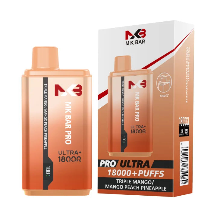 MK Bar Pro Ultra + 18000 - Triple Mango - Mango Peach Pineapple
