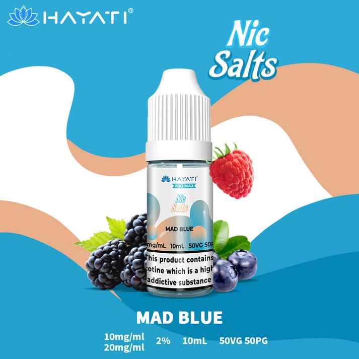 Hayati Pro Max Nic Salt - Mad Blue | Buy 1 Get 1 free