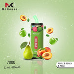 Load image into Gallery viewer, McKesse MK Bar 7000 Puffs Disposable Vape - Apple &amp; Peach &amp; Pear
