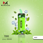 Load image into Gallery viewer, McKesse MK Bar 7000 Puffs Disposable Vape - Fresh Mint 
