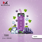 Load image into Gallery viewer, McKesse MK Bar 7000 Puffs Disposable Vape - Grape 

