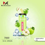 Load image into Gallery viewer, McKesse MK Bar 7000 Puffs Disposable Vape - Green Apple Ice 
