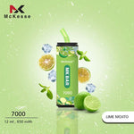 Load image into Gallery viewer, McKesse MK Bar 7000 Puffs Disposable Vape - Lime Mojito
