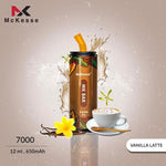 Load image into Gallery viewer, McKesse MK Bar 7000 Puffs Disposable Vape - Vanilla Late 
