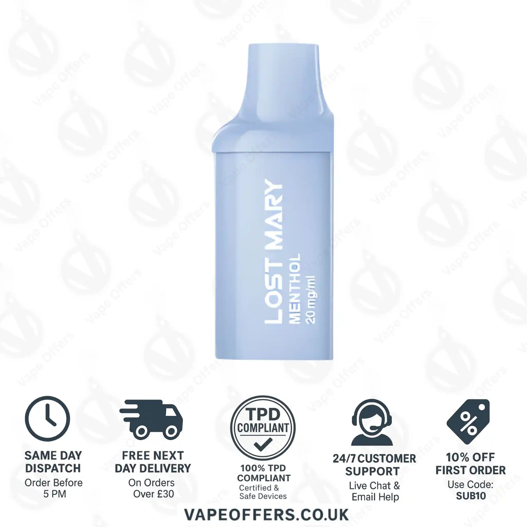 Menthol Lost Mary BM600 Prefilled Pod
