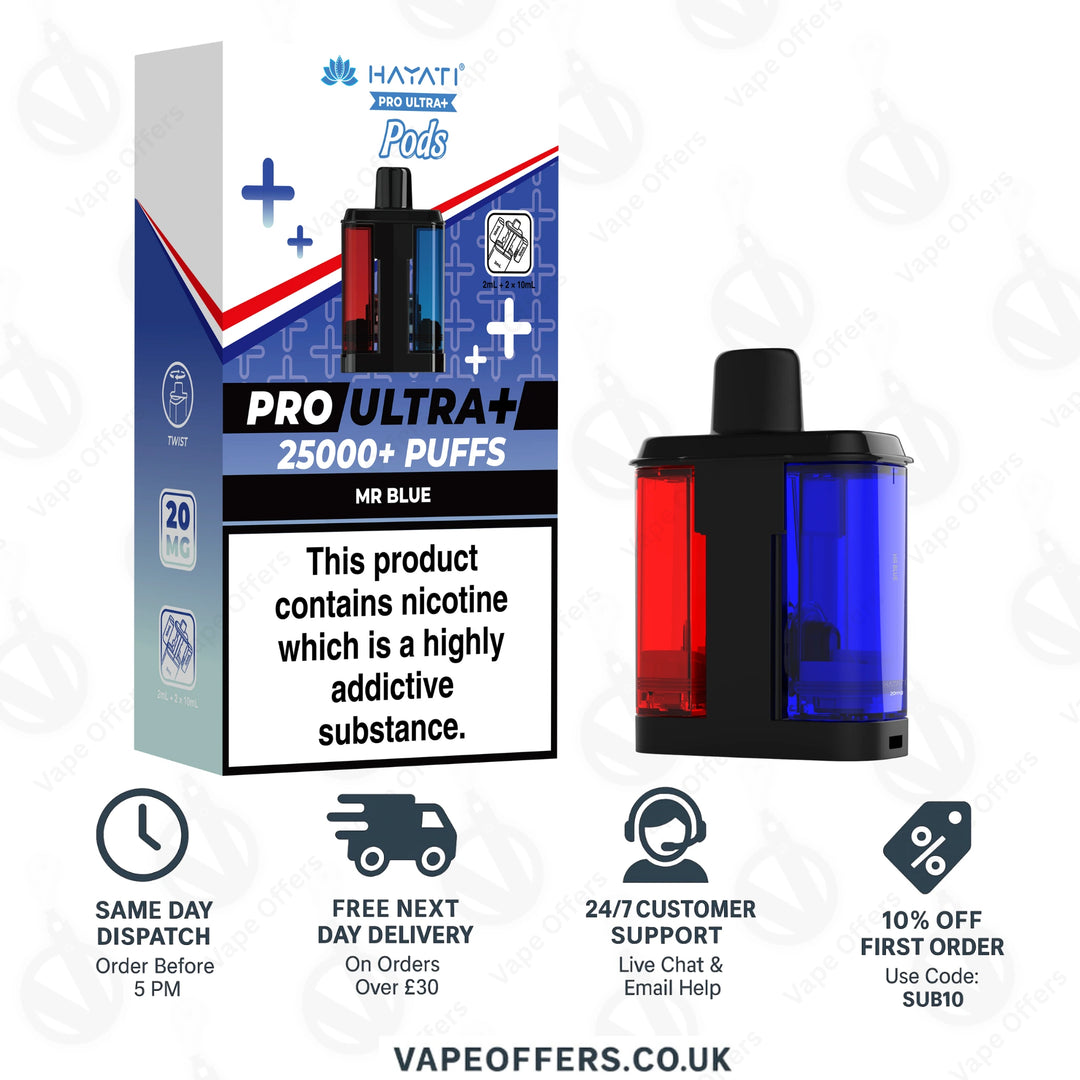 Hayati Pro Ultra Plus 25000 Prefilled Pods