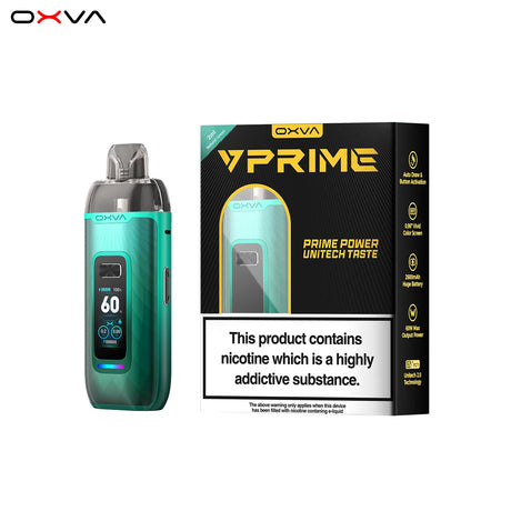 Oxva Vprime Pod Vape Kit - Natural Green 