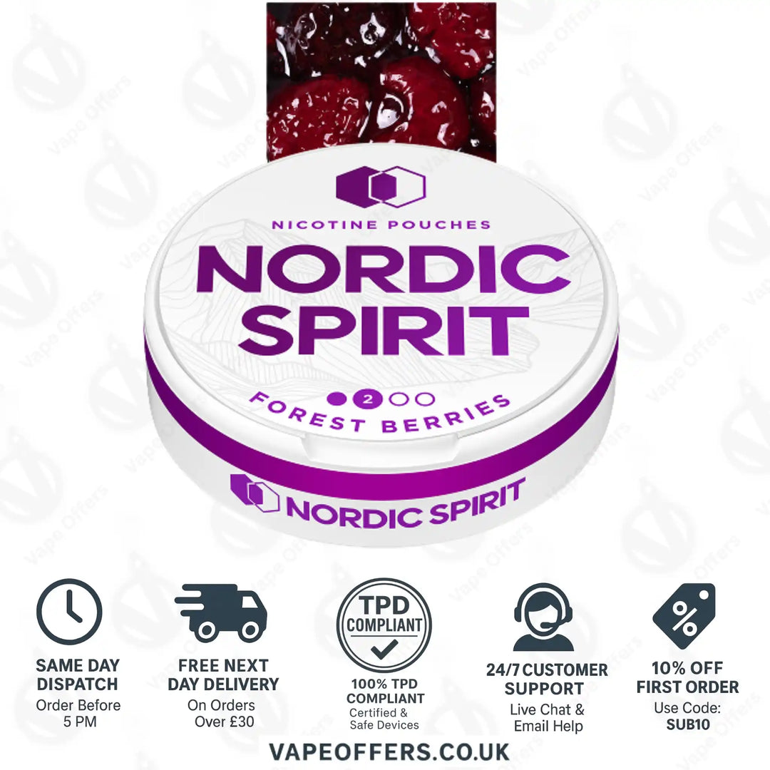 Nordic Spirit Nicotine Pouches Forest Berries Regular 