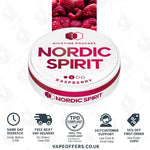 Load image into Gallery viewer, Nordic Spirit Nicotine Pouches Raspberry Regular 
