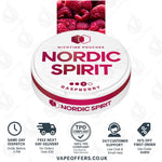 Load image into Gallery viewer, Nordic Spirit Nicotine Pouches Raspberry Strong 

