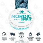 Load image into Gallery viewer, Nordic Spirit Nicotine Pouches Spearmint Regular 
