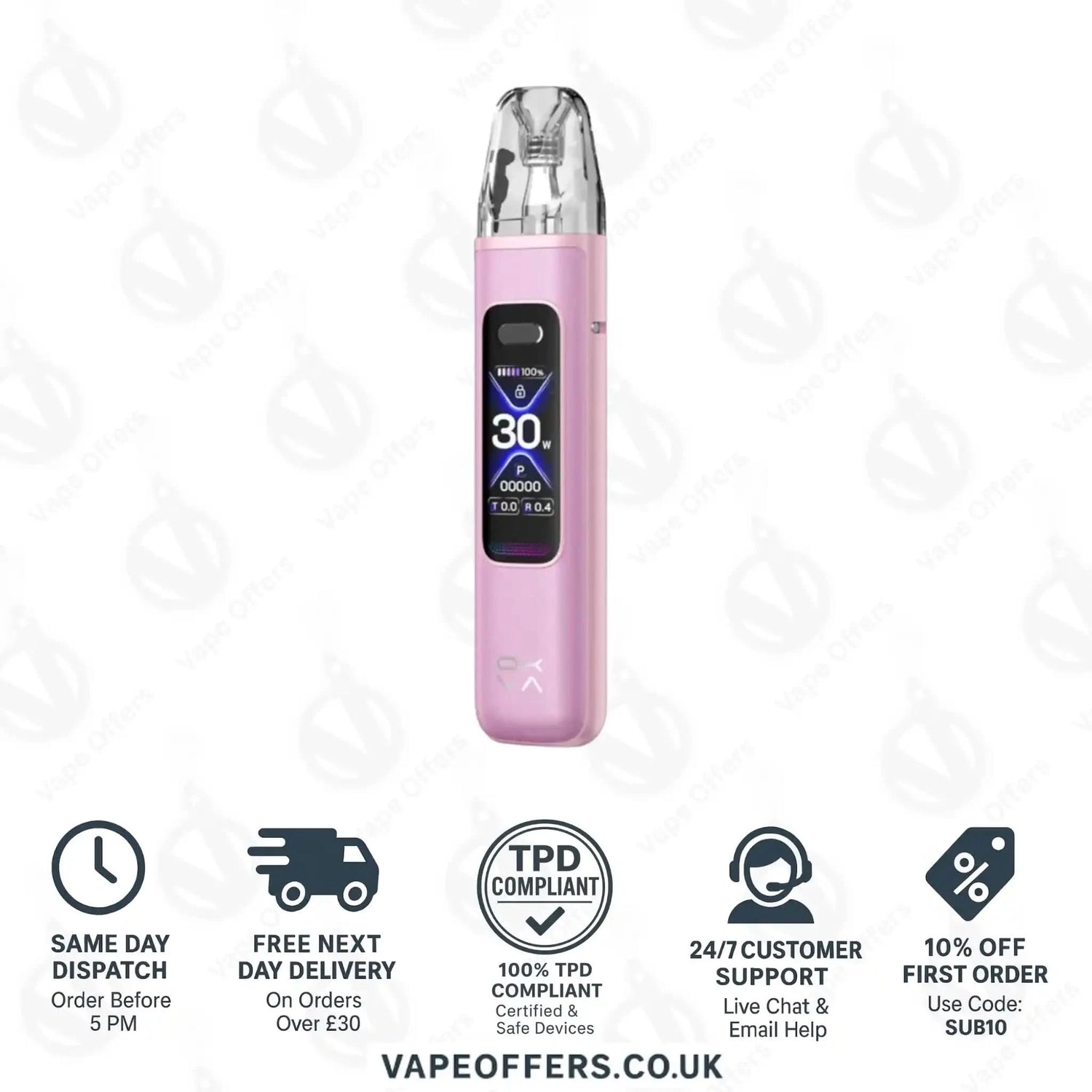 OXVA Xlim Pro 3 Pod Vape Kit Pink Silk 