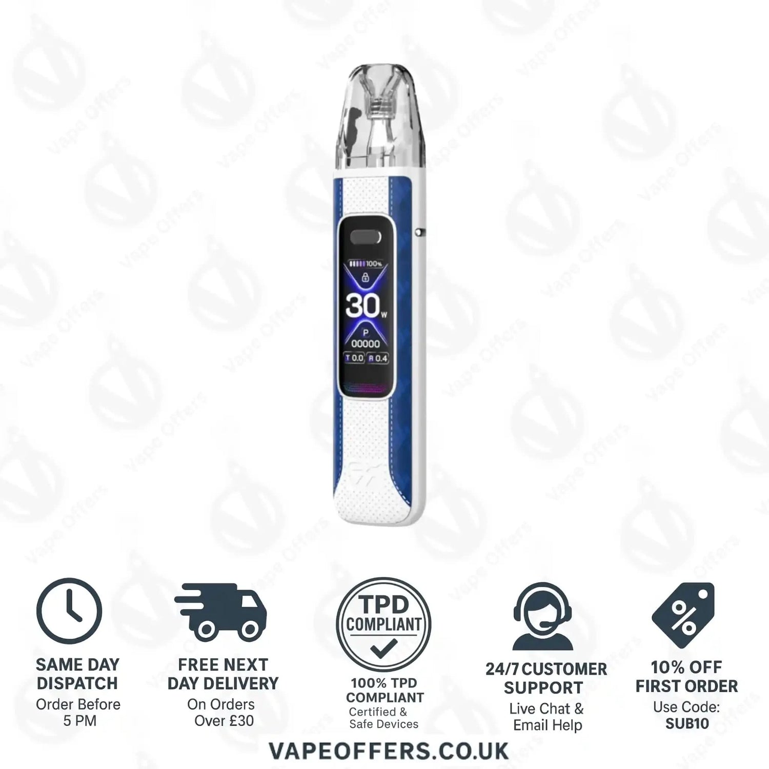 OXVA Xlim Pro 3 Pod Vape Kit Sky Blue 