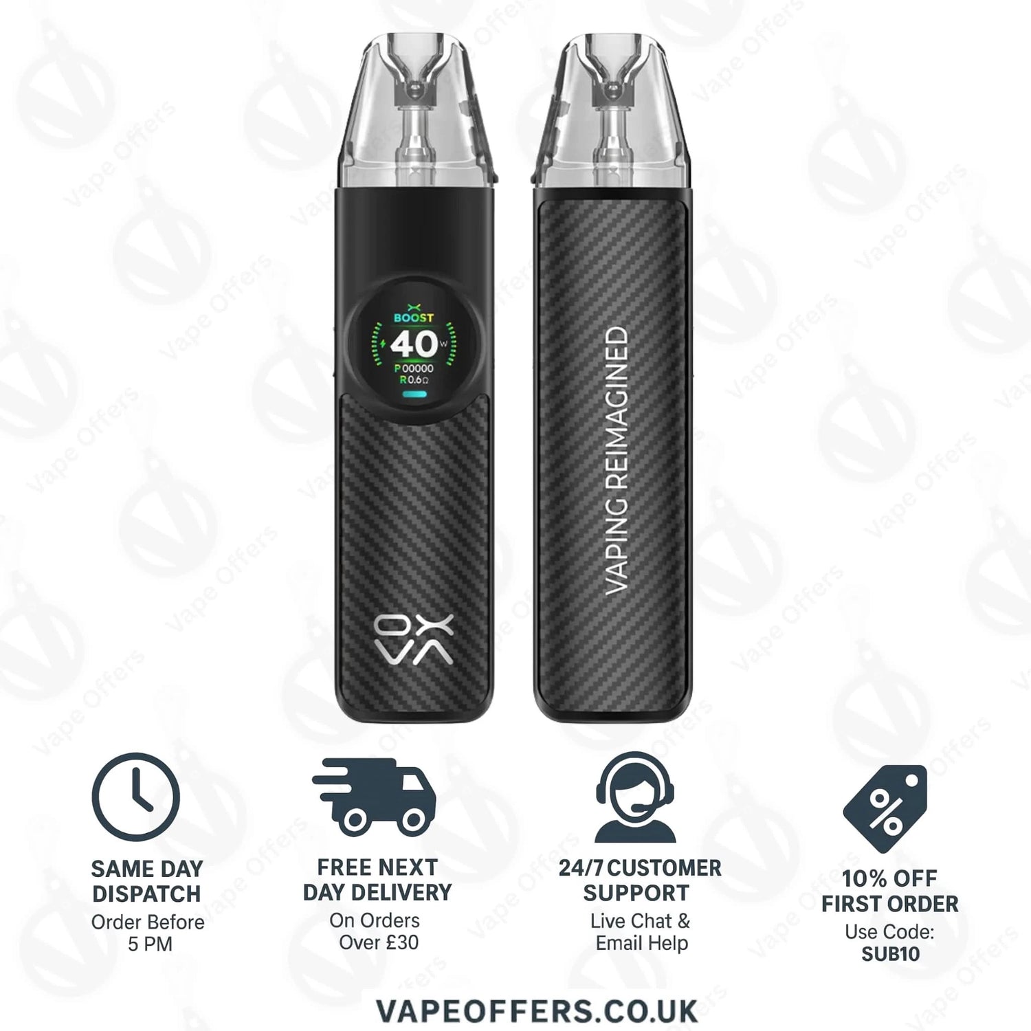 Oxva NeXlim Pod Vape Kit - Black Warrior  