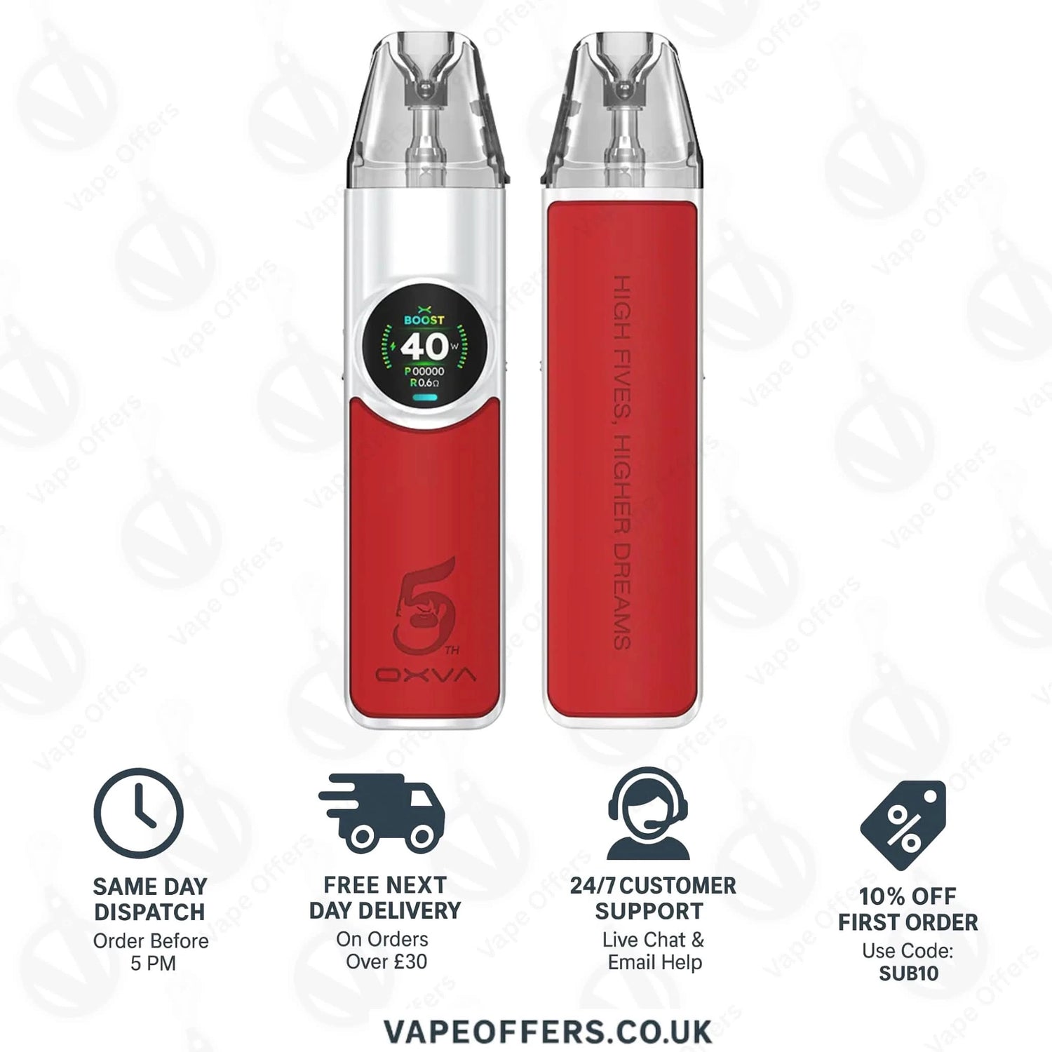 Oxva NeXlim Pod Vape Kit - Glory Red  