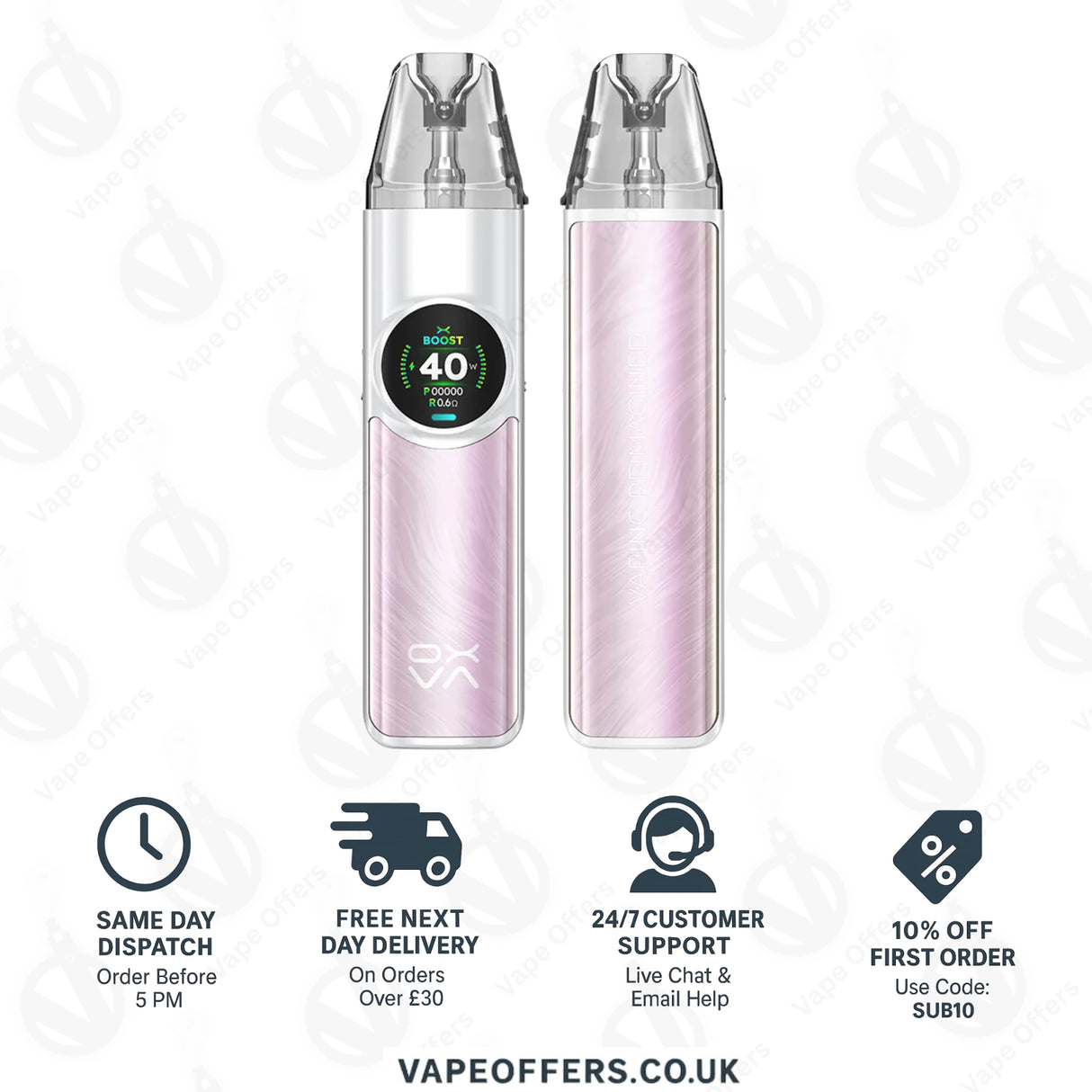 Oxva NeXlim Pod Vape Kit - Pearl  Pink 