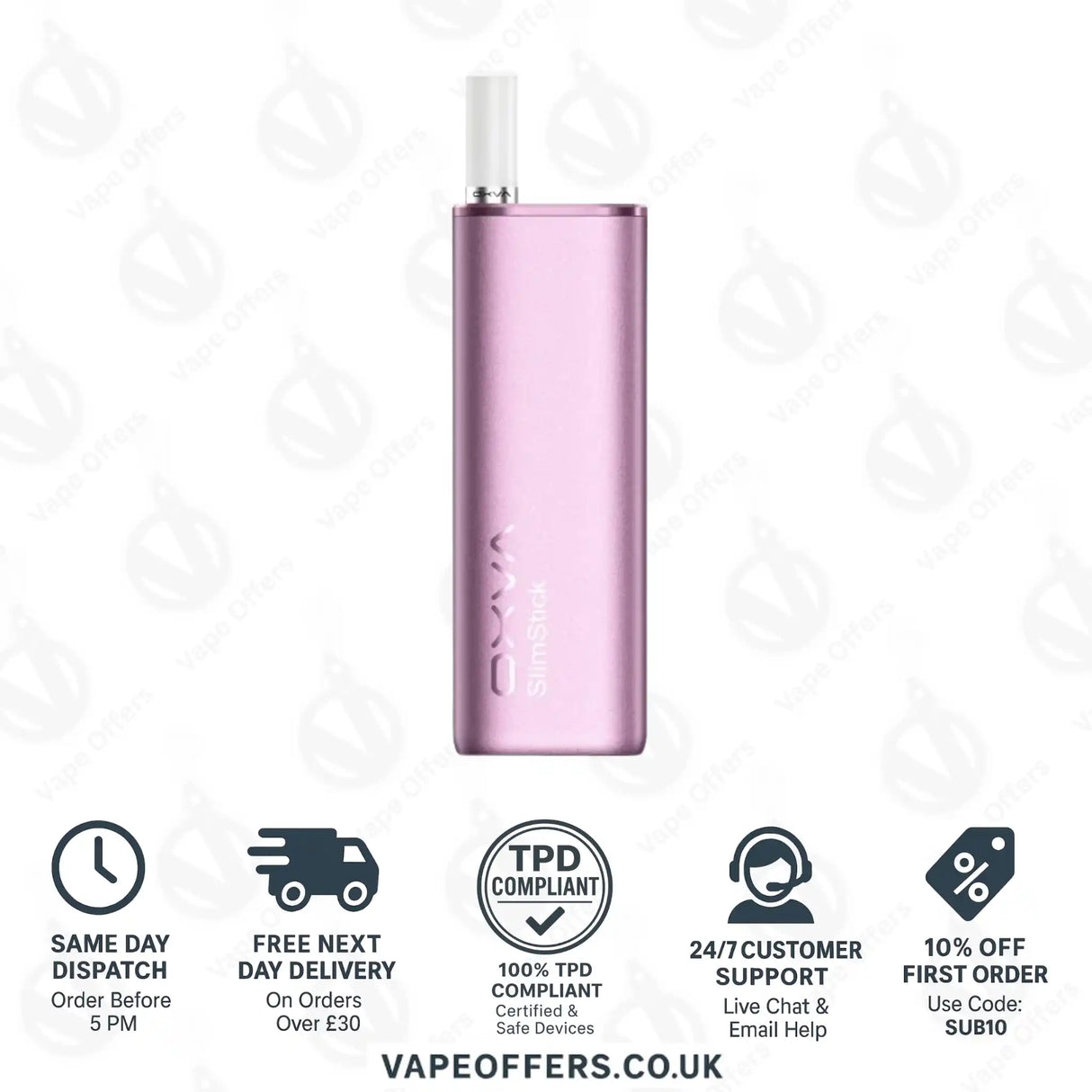 Oxva SlimStick Prefilled Pod Cartridge Kit Pink with Watermelon