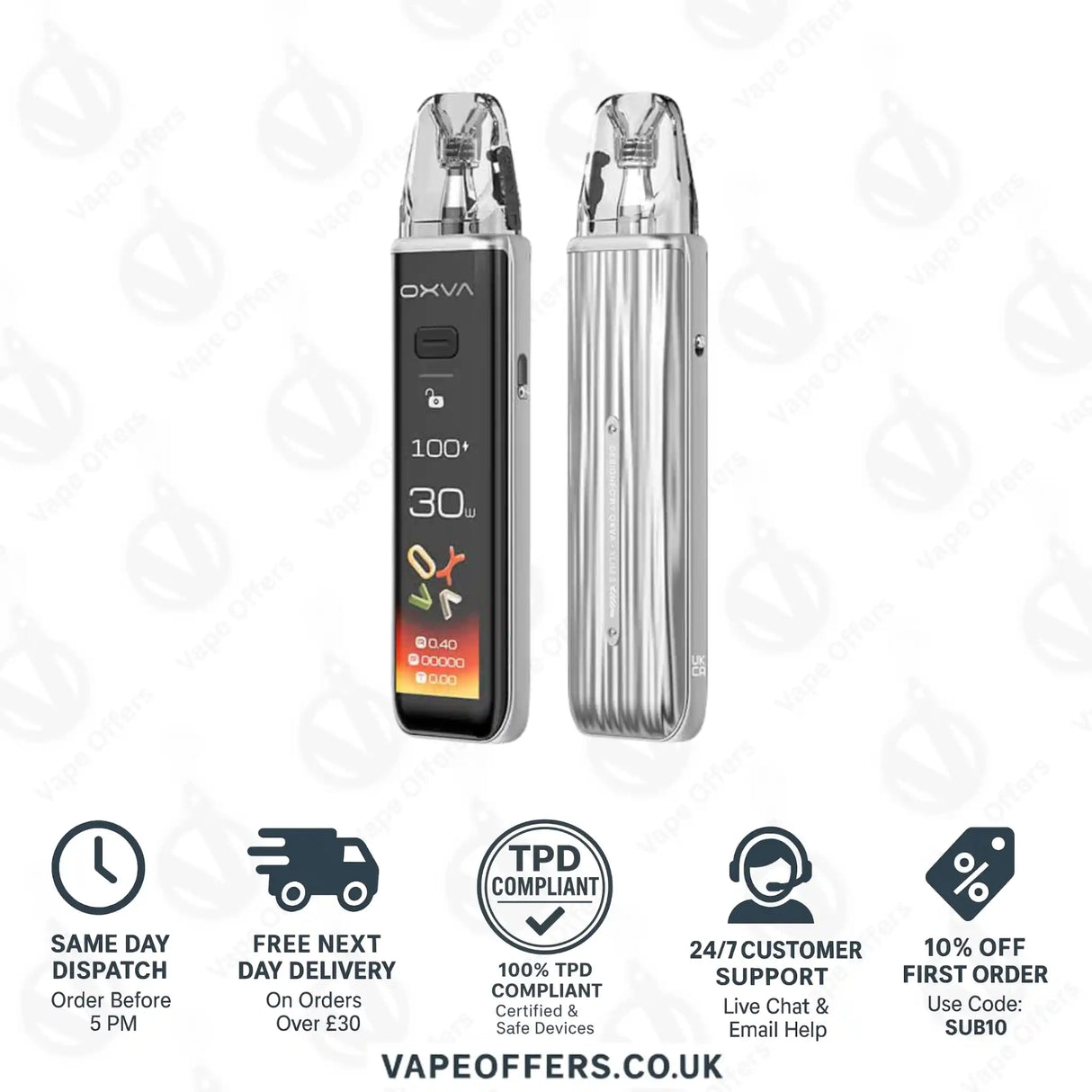 Oxva Xlim 3 Ultra Pod Kit Metal Silver