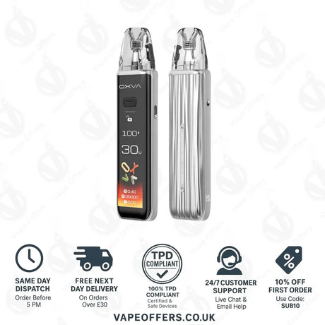 Oxva Xlim 3 Ultra Pod Kit Metal Silver