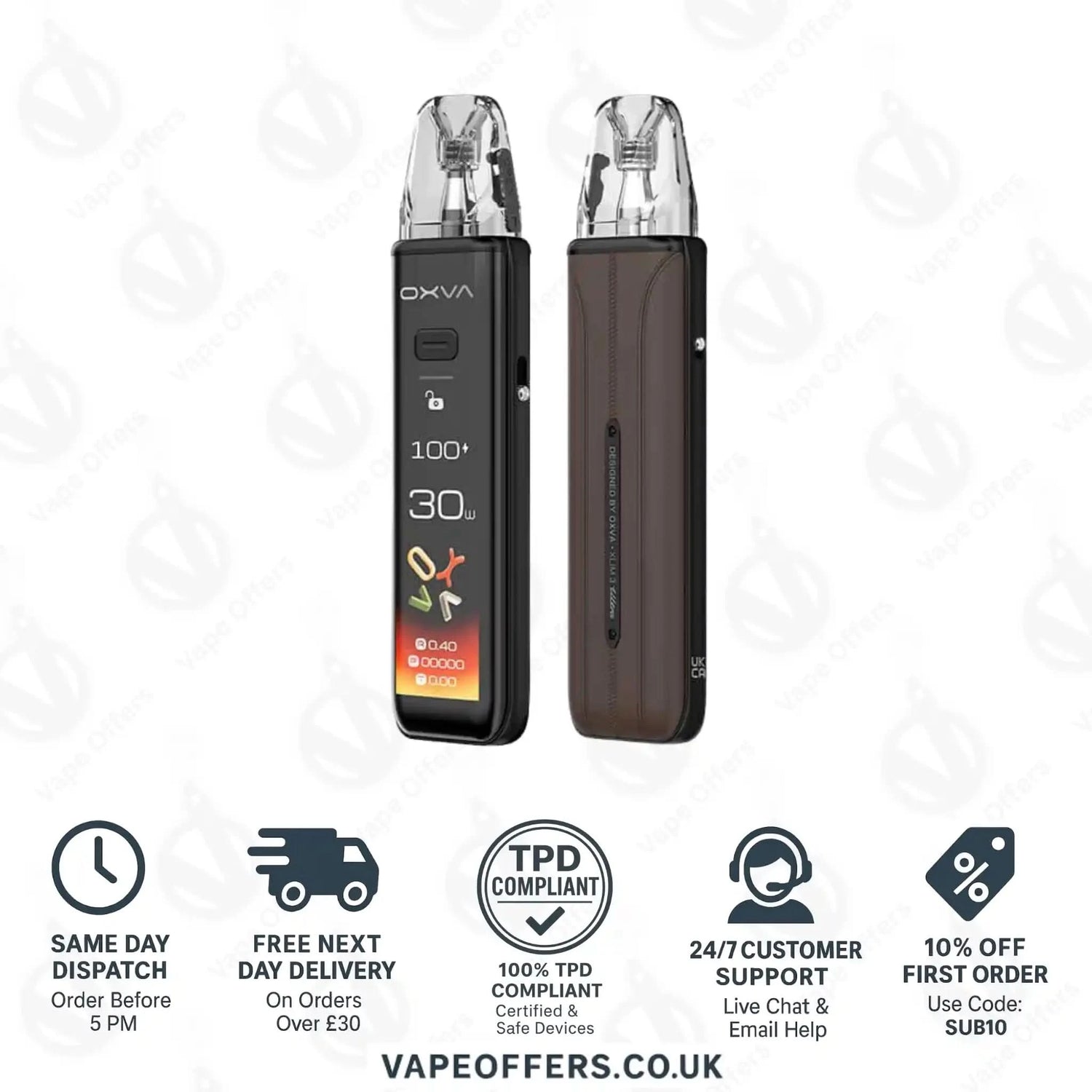 Oxva Xlim 3 Ultra Pod Kit Mocha Brown 