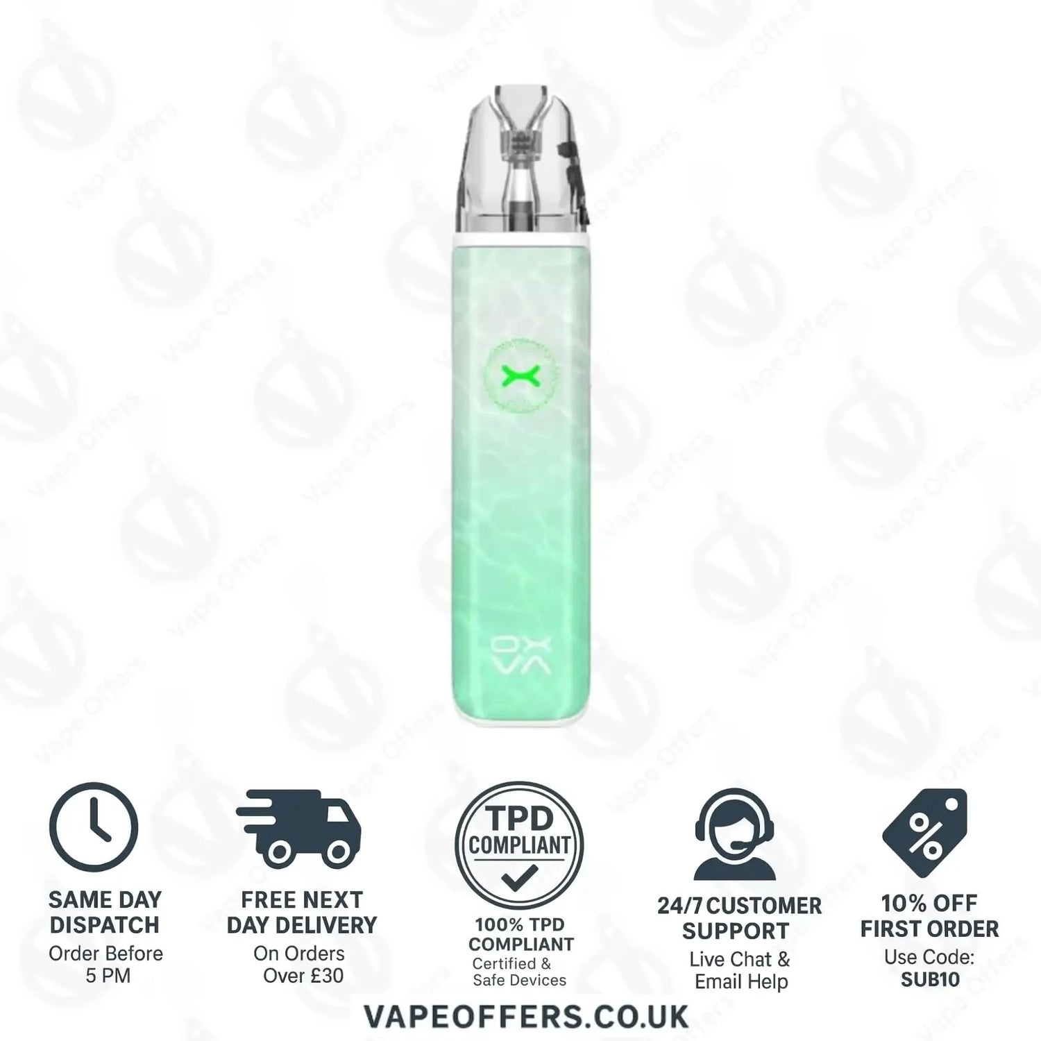 Oxva Xlim Go 2 Pod Kit Green Ripple 