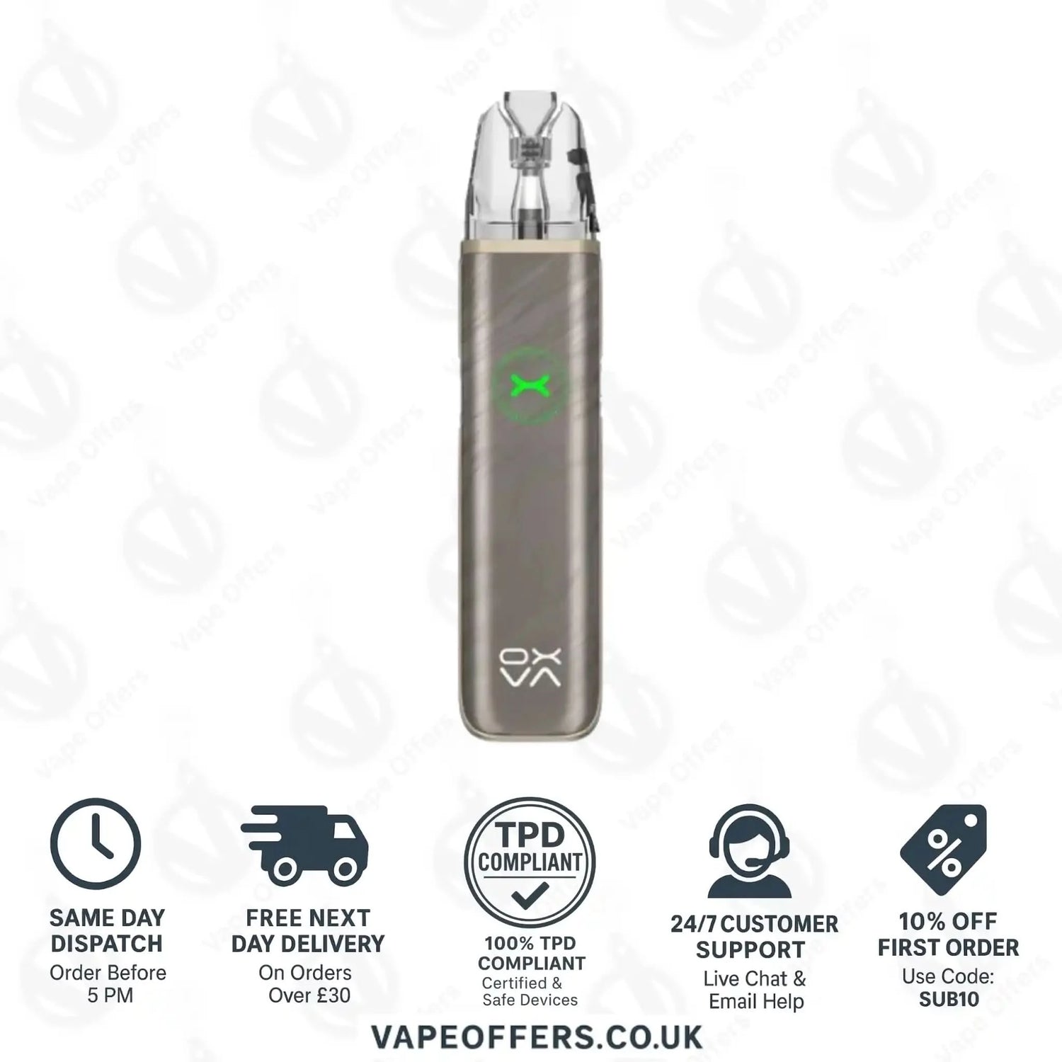 Oxva Xlim Go 2 Pod Kit Light Brown Shadow 