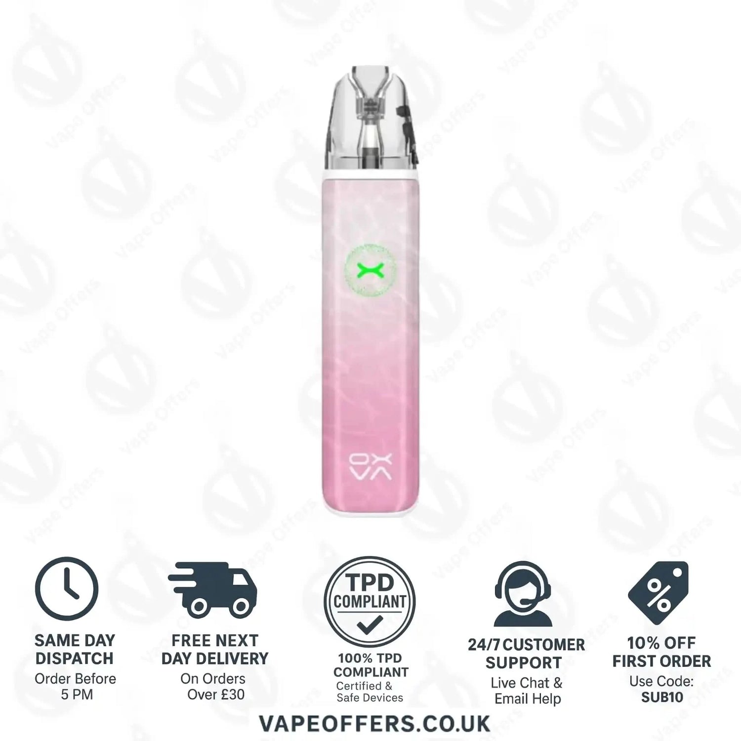 Oxva Xlim Go 2 Pod Kit Pink Ripple 