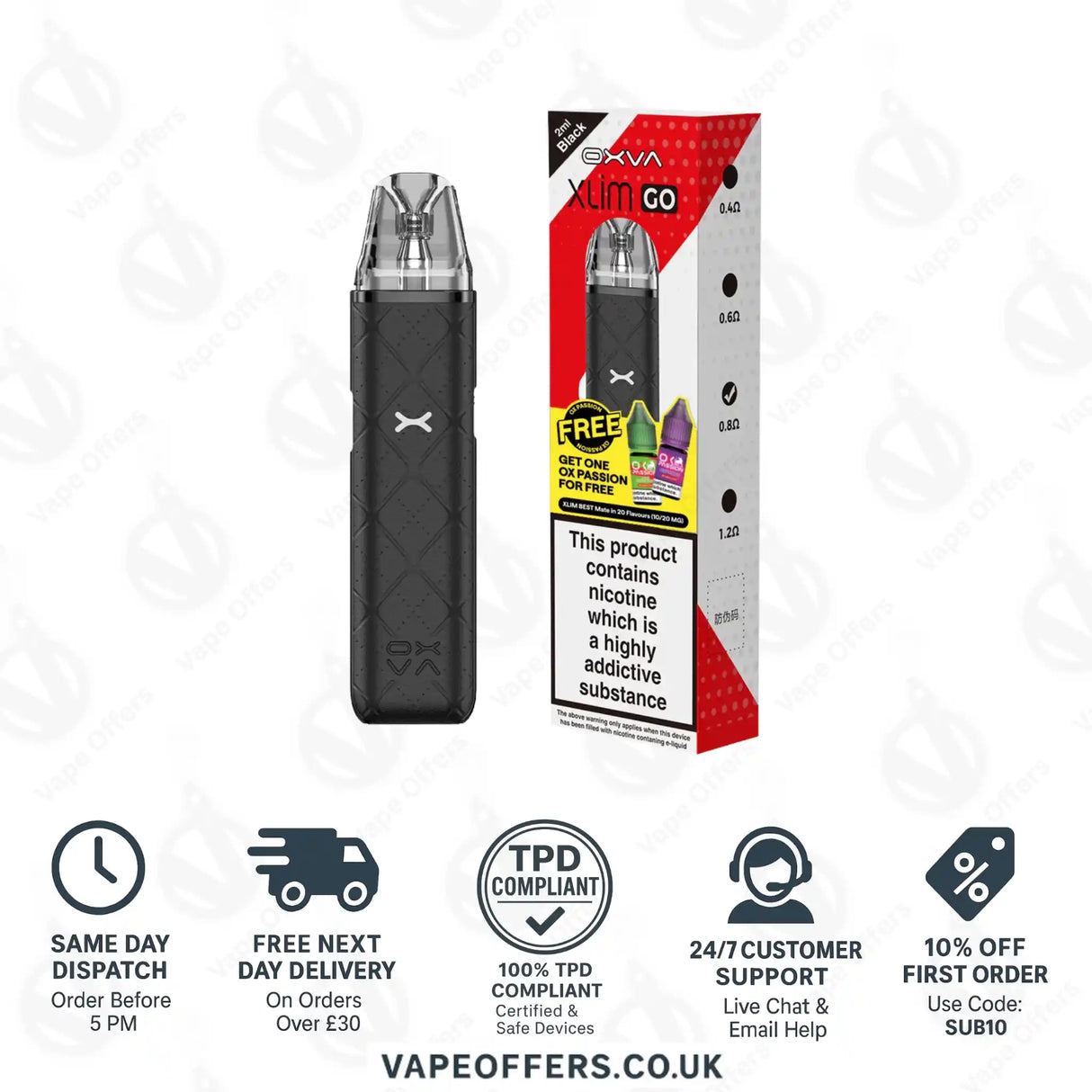 Oxva Xlim Go Pod Vape Kit Black