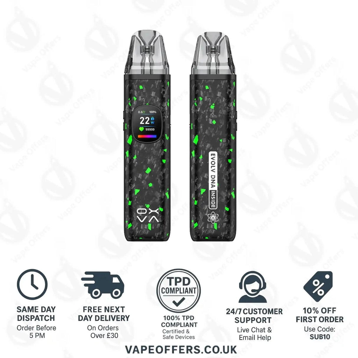 Oxva Xlim Pro 2 DNA Pod Kit Luminous Forged Carbon Fiber