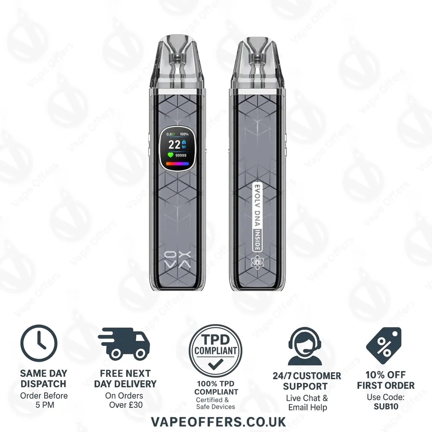Oxva Xlim Pro 2 DNA Pod Kit Nebula Gray 