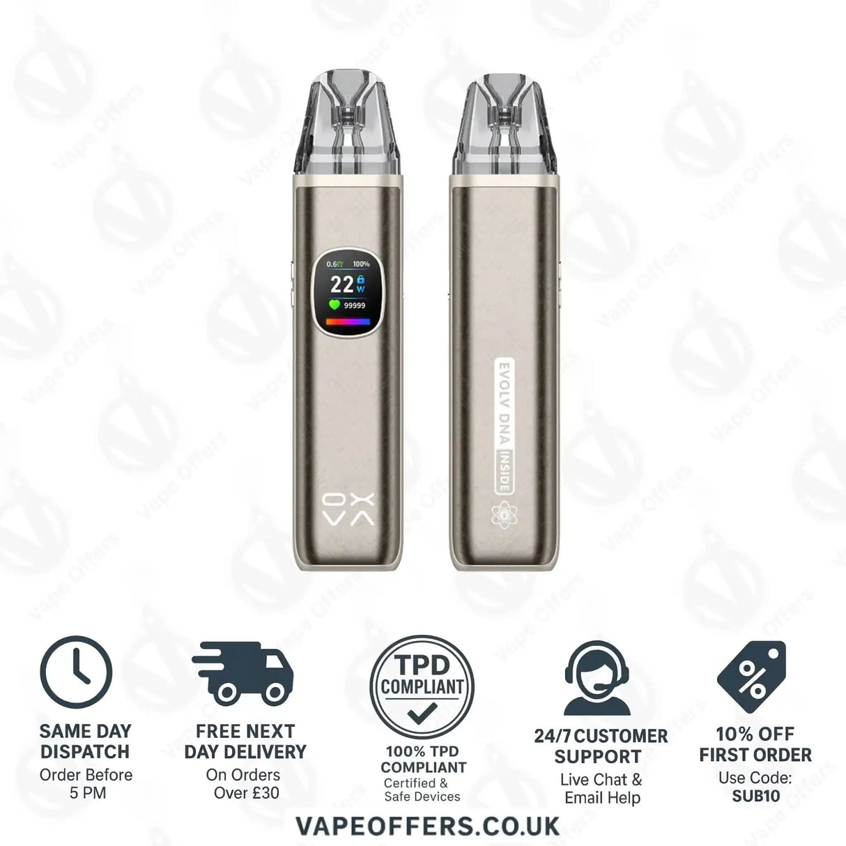 Oxva Xlim Pro 2 DNA Pod Kit Silk Brown
