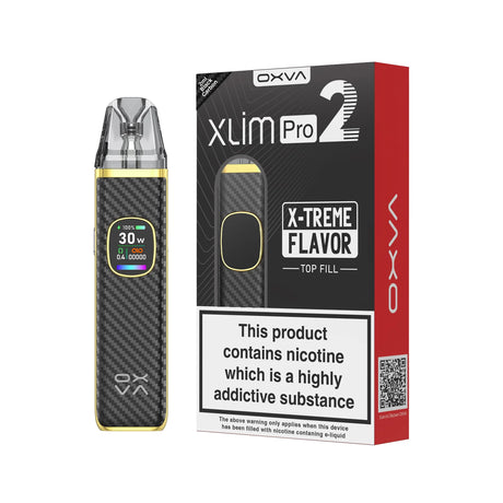 Oxva Xlim Pro 2 Pod Kit - Black Carbon