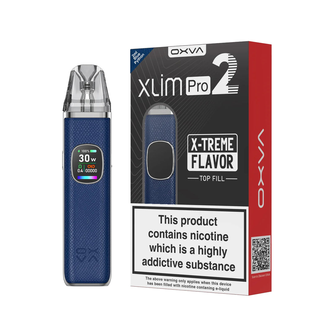 Oxva Xlim Pro 2 Pod Kit - Blue Python